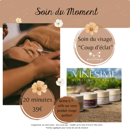 Soin du moment Spa de la Colline près de Colmar